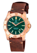 Bronze Cusn6 Daynight Tritium T-100 Automatic Diver Green