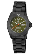 Defender 1000 40mm Automatic PVD Case Green Dial Bracelet