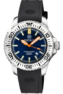 Daynight Patriot White Ceramic Bezel - Dark Blue Dial - Orange Hands - Green/orange Tubes Strap
