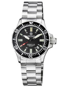 Daynight 41 Tritdiver T-100 Tritium Tubes Automatic Black Bezel- Black Dial