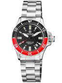 Daynight 41 Tritdiver T-100 Tritium Tubes Automatic Black / Red Bezel- Black Dial