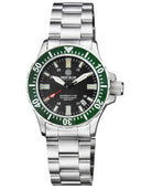 Daynight 41 Tritdiver T-100 Tritium Tubes Automatic Green Bezel- Black Dial