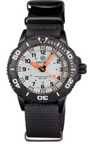 DayNight 43 Solar — Black/White White Orange Green Strap