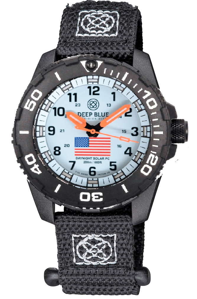 Nylon 2 Piece Vlcro Wrap Strap White W/Deep Blue Logo