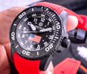 DayNight 43 Solar — Black/White Black White Flag Strap