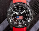 DayNight 43 Solar — Black/White Black White Flag Strap