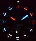 DayNight 43 Solar — Black/White Black White Flag Strap