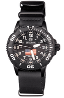 DayNight 43 Solar — Black/White Black White Flag Strap