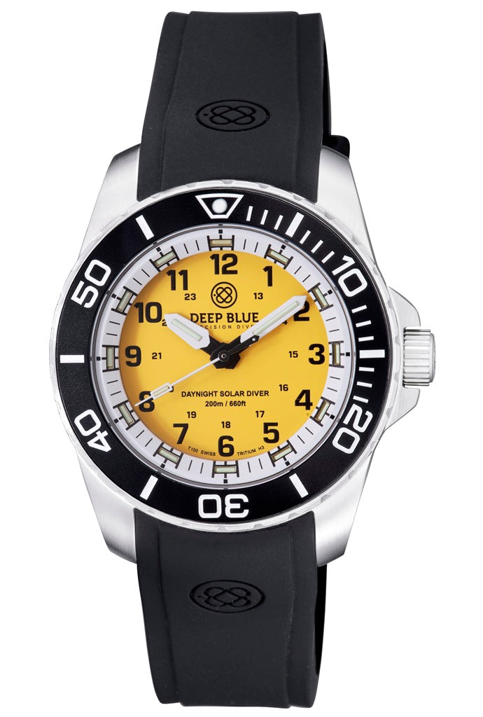 Deep Blue Custom Fit Black Silicon Strap DB Logo