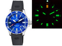 Daynight 45 Tritdiver T-100 Automatic Blue Ceramic Bezel - Dark Blue Dial