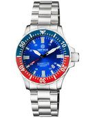 Daynight 45 Tritdiver T-100 Automatic Blue/red Bezel- Blue Dial