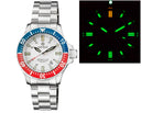 Daynight 45 Tritdiver T-100 Automatic Blue/red Bezel- White Dial