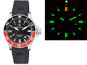 Daynight 45 Tritdiver T-100 Automatic Black/red Ceramic Bezel - Black Dial