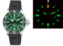 Daynight 45 Tritdiver T-100 Automatic Green Ceramic Bezel - Green Dial
