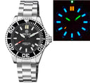 Daynight Commander T-100 Automatic Black Bezel - Black Dial Bracelet