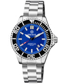 Daynight Commander T-100 Automatic Black Bezel - Blue Dial Bracelet