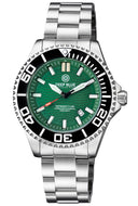 Daynight Commander T-100 Automatic Black Bezel - Green Dial Bracelet