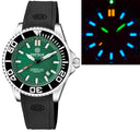 Daynight Commander T-100 Automatic Black Bezel - Green Dialstrap