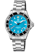 Daynight Commander T-100 Automatic Black Bezel - Ice Blue Dial Bracelet