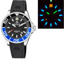 Daynight Commander T-100 Automatic Black/blue Bezel – Black Dial Strap