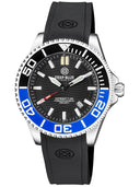 Daynight Commander T-100 Automatic Black/blue Bezel – Black Dial Strap