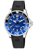 Daynight Commander T-100 Automatic Black/blue Bezel - Blue Dial Strap