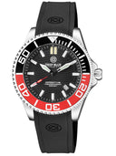 Daynight Commander T-100 Automatic Black/Red Bezel - Black Dialstrap