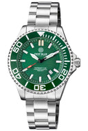 Daynight Commander T-100 Automatic Green Bezel - Green Dial Bracelet