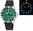 Daynight Commander T-100 Automatic Green Bezel - Green Dial Strap