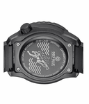 Daynight Diver PC Tritium Automatic Watch- Stealth Bezel - White Dial Multi Color Tritium Tubes – Bracelet