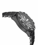 Daynight Diver PC Tritium Automatic Watch- Stealth Bezel - White Dial Multi Color Tritium Tubes – Bracelet