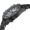Daynight Diver PC Tritium Watch Black/blue Bezel - Black Dial