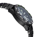 Daynight Diver PC Tritium Watch Black/blue Bezel - Black Dial Bracelet