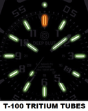 DayNight PC — Stealth Black Green/Orange Strap