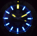 Daynight Diver T-100 Automatic � SS Back Diver Hydro 91 Natrual Rubber Strap