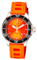Daynight Diver T-100 Automatic � SS Orange Diver With Hydro 91 Rubber Strap