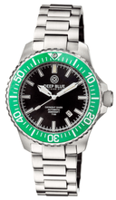 Daynight Diver Tritium T-100 Automatic Bracelet – SS Green Ceramic Bezel Black Dial