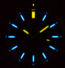 Daynight Diver Tritium T-100 Automatic Bracelet – SS Red Ceramic Bezel Red Dial