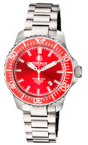 Daynight Diver Tritium T-100 Automatic Bracelet – SS Red Ceramic Bezel Red Dial