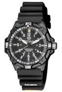 Daynight Guardian Automatic Tritium Poly Carbon Case Black/white Bezel - Green/orange Tubes