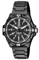 Daynight Guardian Automatic Tritium Poly Carbon Case Black/white Bezel - Green/orange Tubes