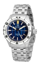 Daynight SS Mil Ops Tritium T-100 Ceramic White Bezel -Blue Dial