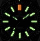Daynight Mil T-100 Tritium Green Flat Tubes- Black PVD Case /Black Dial