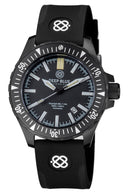 Daynight Mil T-100 Tritium Green Flat Tubes- Black PVD Case /Black Dial