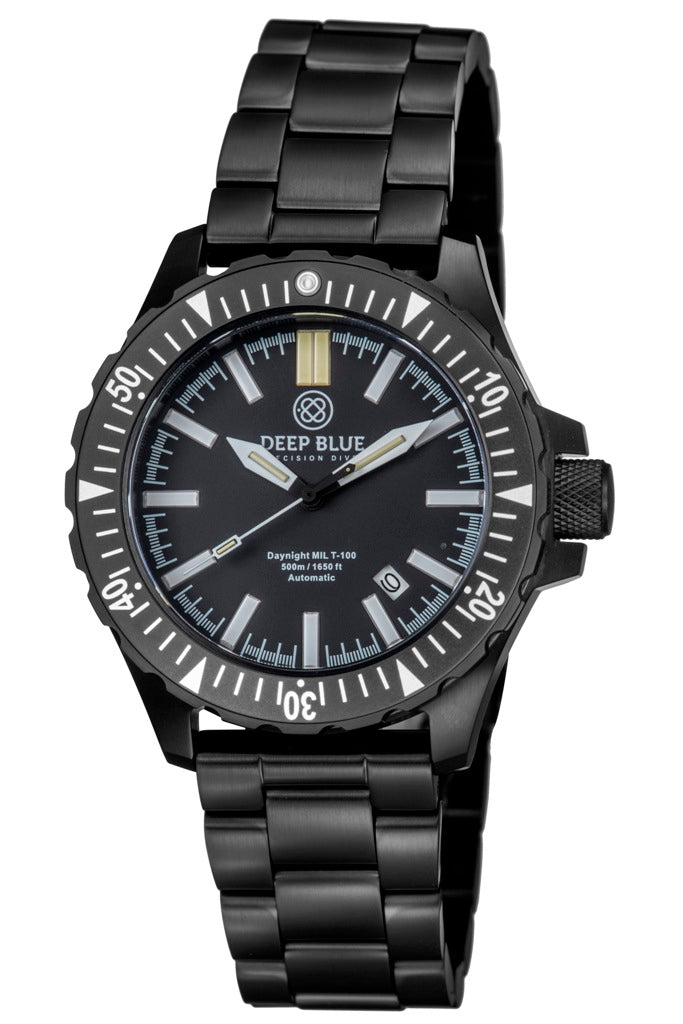 SS Black Straight End Bracelet