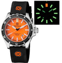 Daynight Mil T100 Tritium Green Flat Tubes -orange Dial