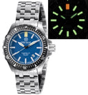 Daynight Mil T100 Tritium Green Flat Tubes- Blue Dial Bracelet