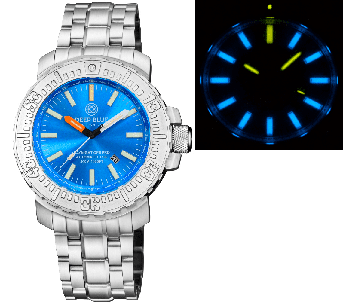 Daynight Ops Pro Tritium Tubes Automatic 46mm Stainless Steel