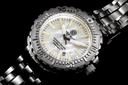 Daynight Ops Pro Tritium Tubes Automatic 46mm Stainless Steel Bezel White Mother Of Pearl Dial - Bracelet Green/Orange T