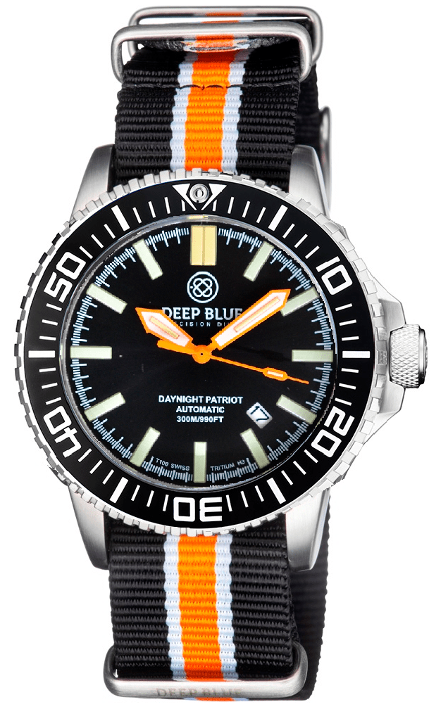 Nylon Black/Grey/Orange 1 PC Zuto Strap